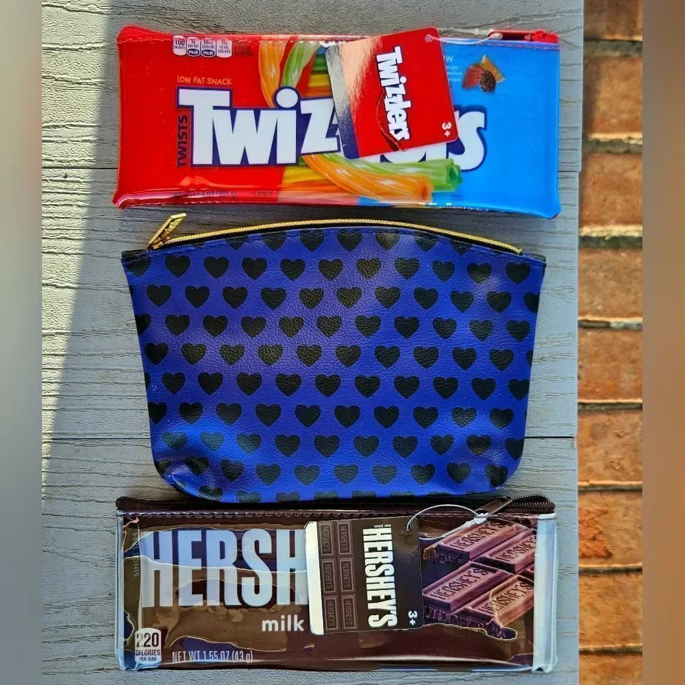 Cosmetic bag & hair tie accessories TWIZZLER HERSHEY'S